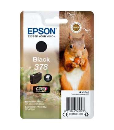 Epson Ink 378 Black Schwarz (C13T37814010)