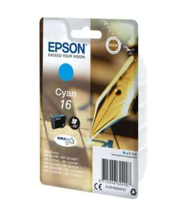 Epson Ink No 16 Epson16 Epson 16 Cyan LC (C13T16224012)