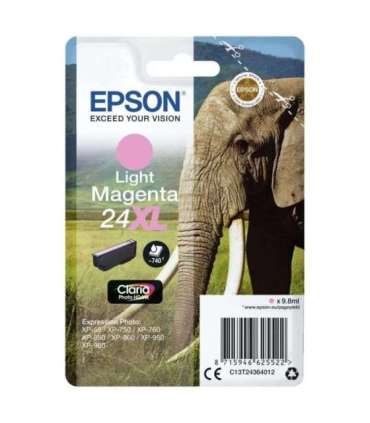 Epson Ink No 24 Epson24 Epson 24 XL Light Magenta (C13T24364012)