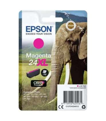 Epson Ink No 24 Epson24 Epson 24 XL Magenta (C13T24334012)