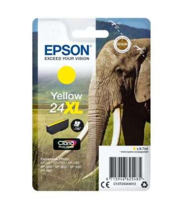 Epson Ink No 24 Epson24 Epson 24 XL Yellow Gelb (C13T24344012)