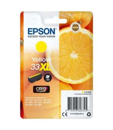 Epson Ink Yellow Gelb No 33XL Epson33XL Epson 33XL (C13T33644012)
