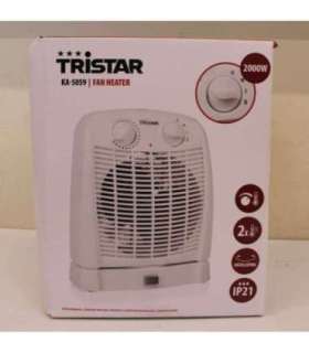 SALE OUT. Tristar Heater KA-5059 Fan Heater Suitable for rooms up to 60 m³ DAMAGED PACKAGING White 2000 W