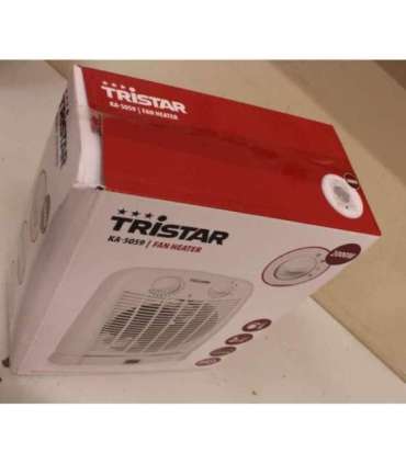 SALE OUT. Tristar Heater KA-5059 Fan Heater Suitable for rooms up to 60 m³ DAMAGED PACKAGING White 2000 W
