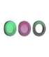 Sunnylife 1/4" lens filters 3 pcs. - Black Mist + CPL + ND16 for Osmo Nano
