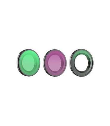 Sunnylife 1/4" lens filters 3 pcs. - Black Mist + CPL + ND16 for Osmo Nano