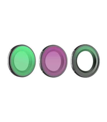Sunnylife 1/4" lens filters 3 pcs. - Black Mist + CPL + ND16 for Osmo Nano