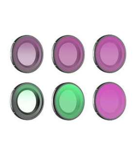Set of 6 Sunnylife 1/4 Black Mist + CPL + ND8 + ND16 + ND32 + ND64 filters for Osmo Nano