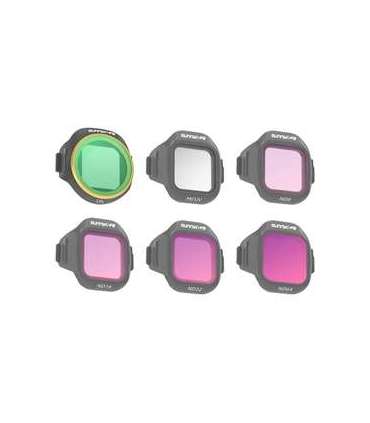 Set of 6 Sunnylife MCUV + CPL + ND8 + ND16 + ND32 + ND64 filters for MINI 5 Pro