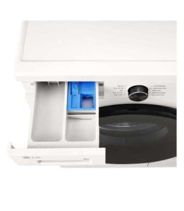 LG F4X1009NWB Washing machine, A, Front loading, Washing capacity 9 kg, Depth 55 cm, 1400 RPM, White