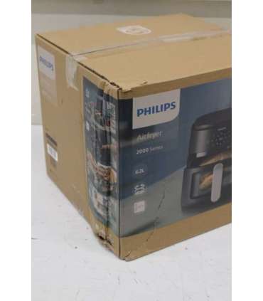 SALE OUT. Philips Airfryer NA231/00 Power 1700 W Capacity 6.2 L Black/Silver DAMAGED PACKAGING