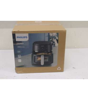 SALE OUT. Philips Airfryer NA231/00 Power 1700 W Capacity 6.2 L Black/Silver DAMAGED PACKAGING