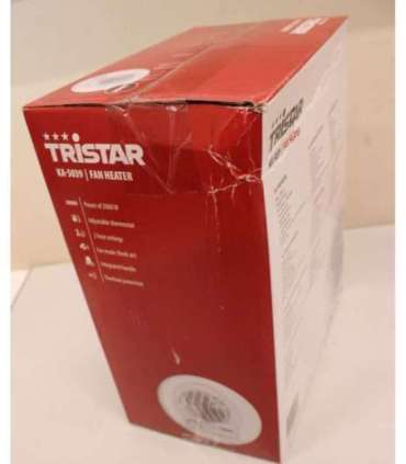 SALE OUT. Tristar KA-5039 Electric Fan Heater, 3 Adjustable Settings, Power 2000 W, White Tristar Heater KA-5039 |