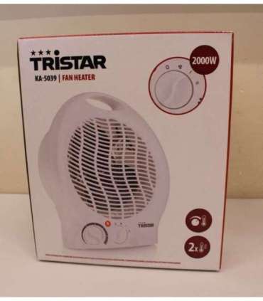 SALE OUT. Tristar KA-5039 Electric Fan Heater, 3 Adjustable Settings, Power 2000 W, White Tristar Heater KA-5039 |