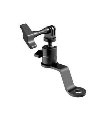 PULUZ Aluminum Motorcycle Mirror Camera Mount (Black)