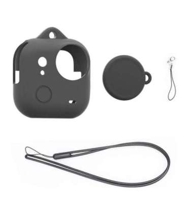 Silicone Lens Cover + PULUZ Case for Insta360 GO Ultra