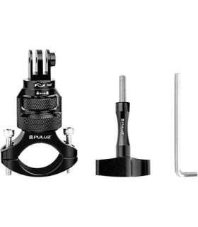 Aluminum 360° PULUZ Steering Wheel Mount for Sports Cameras (Black)