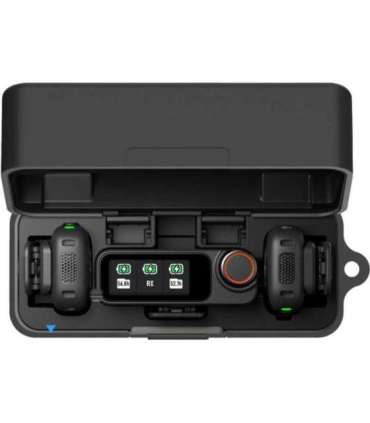 PULUZ Silicone Charging Case Protective Cover for DJI Mic 3 (Black)