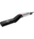 GA.MA GIB4005 Barber Style Beard straightener, Black/Silver