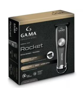 GA.MA PM2510 Rocket cord-cordless trimmer, Black