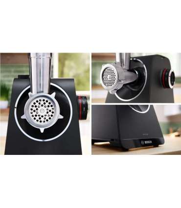 Bosch Serie 4 MFWS440B mincer 1900 W Black, Silver