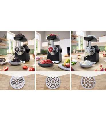 Bosch Serie 6 MFWS650B mincer 500 W Black, Silver