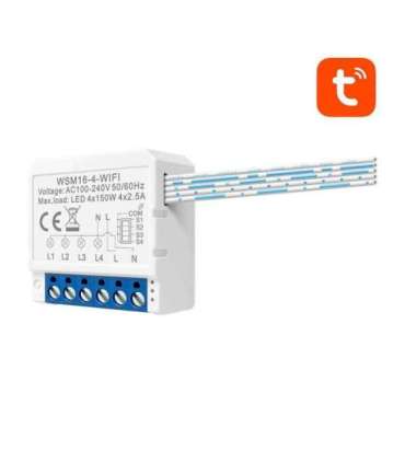 Smart Switch Module WiFi Avatto WSM16-W4 TUYA