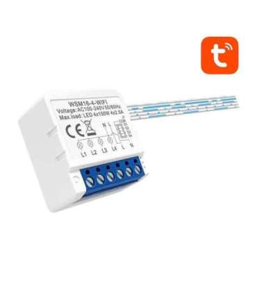 Smart Switch Module WiFi Avatto WSM16-W4 TUYA