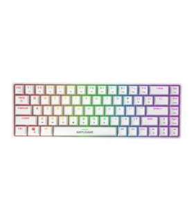 Fifine GK1W mechancial keyboard, 65% RGB (white)