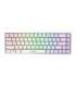 Fifine GK1W mechancial keyboard, 65% RGB (white)