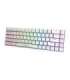 Fifine GK1W mechancial keyboard, 65% RGB (white)