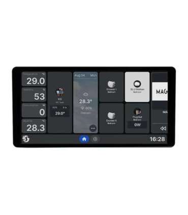 6.95" Shelly Wall Display X2i WiFi/BLU control panel (black)