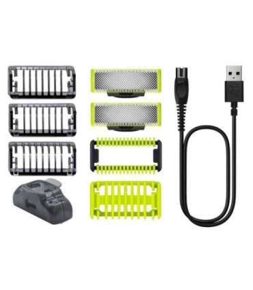 Philips Norelco OneBlade QP2824/10 men's shaver Foil shaver Trimmer Grey, Lime