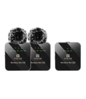 Wireless Lavalier Microphone PULUZ 2 TX + 1 RX