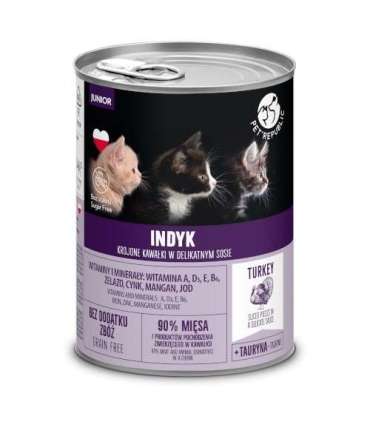 PET REPUBLIC Junior Turkey - wet cat food - 400g