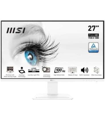 LCD Monitor|MSI|PRO MP273AW|27"|Business|Panel IPS|1920x1080|16:9|100Hz|Matte|4 ms|Speakers|Tilt|Colour White|PROMP273AW