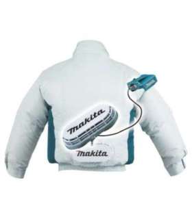 Makita Cordless Ventilated Jacket, White, L