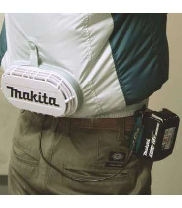 Makita Cordless Ventilated Jacket, White, L