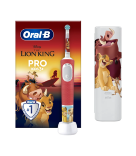Braun Electric Toothbrush Vitality PRO Kids 3+ Lion King Rechargeable For children Number of brush heads