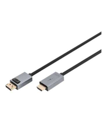 Digitus 4K DisplayPort Adapter Cable, DP - HDMI Type A DB-340202-018-S 1.8 m