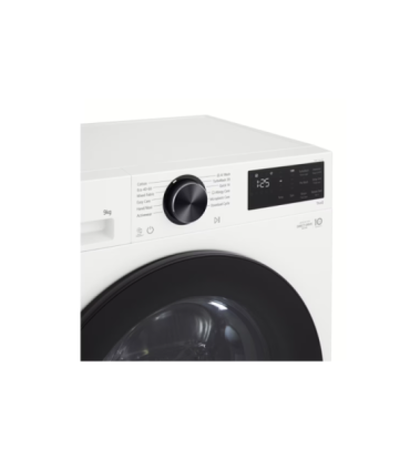 LG F2X50S9TWB Washing machine, A, Front loading, Washing capacity 9 kg, Depth 47.5 cm, 1200 RPM, White LG