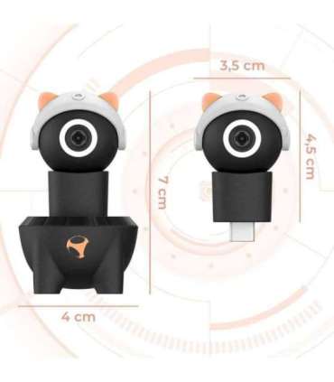 Subsonic Playcam 1080 2in1 HD Mini Camera For Nintendo Switch 2 Red