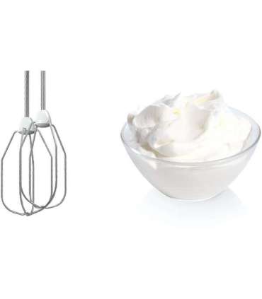 Bosch Hand Mixer MFQ3030 Hand Mixer 350 W Number of speeds 4 Stainless steel/Plastic Turbo mode White