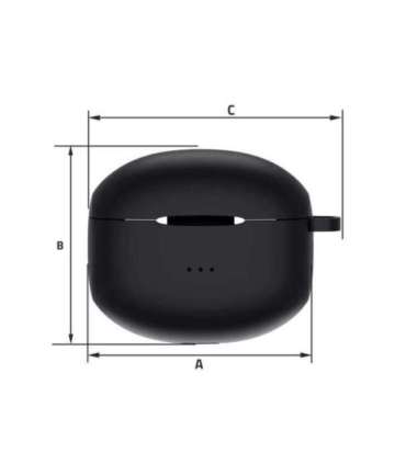 Manta MTWS008ETUI RYTMO Earphones Case, Black