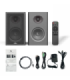Laudberg XS1B bookshelf speakers 2.0 80W black