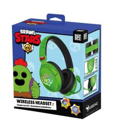 Subsonic Wireless Gaming Headset Brawl Stars Skull