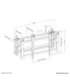 TV SET ACC WALL MOUNT BLACK/LED-VW2000BLACK NEOMOUNTS