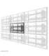 TV SET ACC WALL MOUNT BLACK/LED-VW2000BLACK NEOMOUNTS
