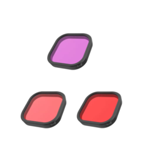 Lens waterproof filter set Telesin for GoPro Hero 9 / Hero 10 / Hero 11 / Hero 12 (GP-FLT-904)