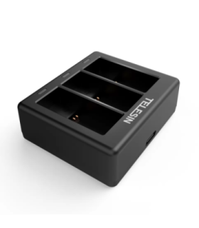 3-slot charger Telesin for GoPro Hero 12 / Hero 11 / Hero 10 / Hero 9